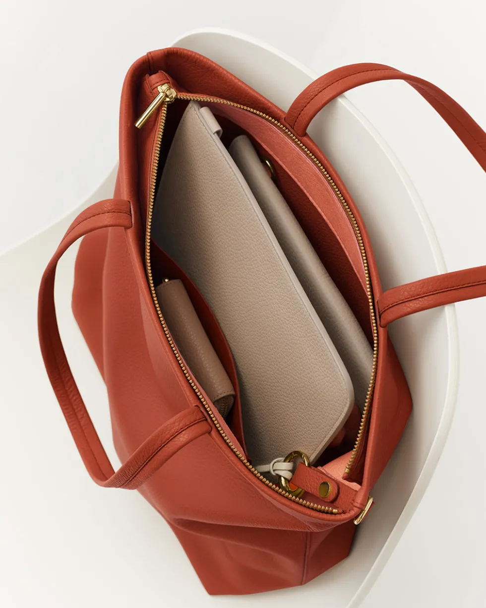 Tall Easy Zipper Tote