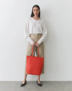 Tall Easy Zipper Tote