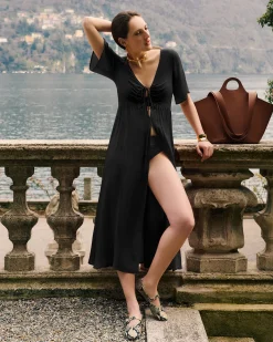 Tencel Tie Front Cover Up