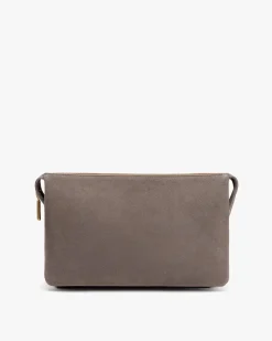 Tria Clutch (Suede/Snake)