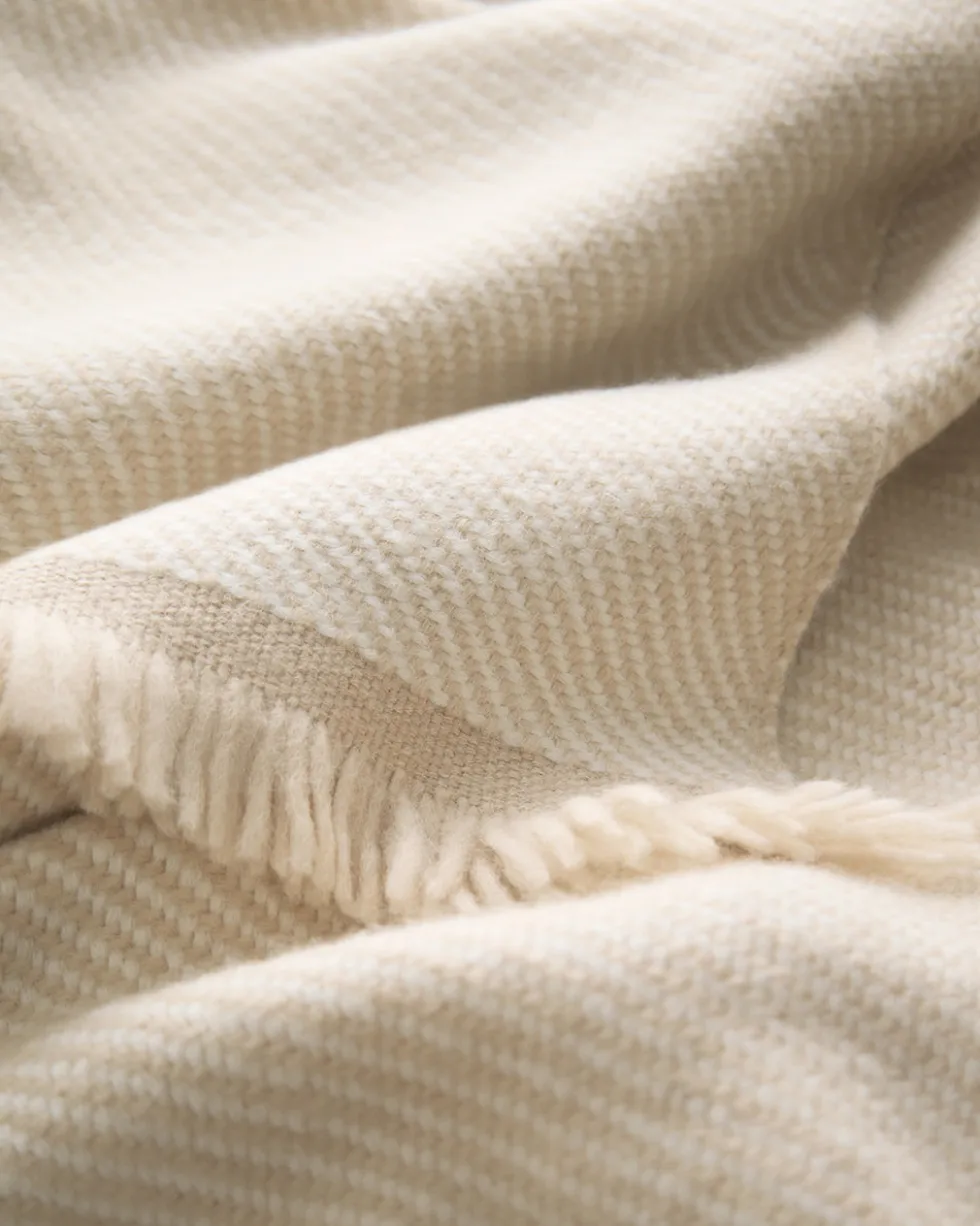 Two-Tone Alpaca Blanket