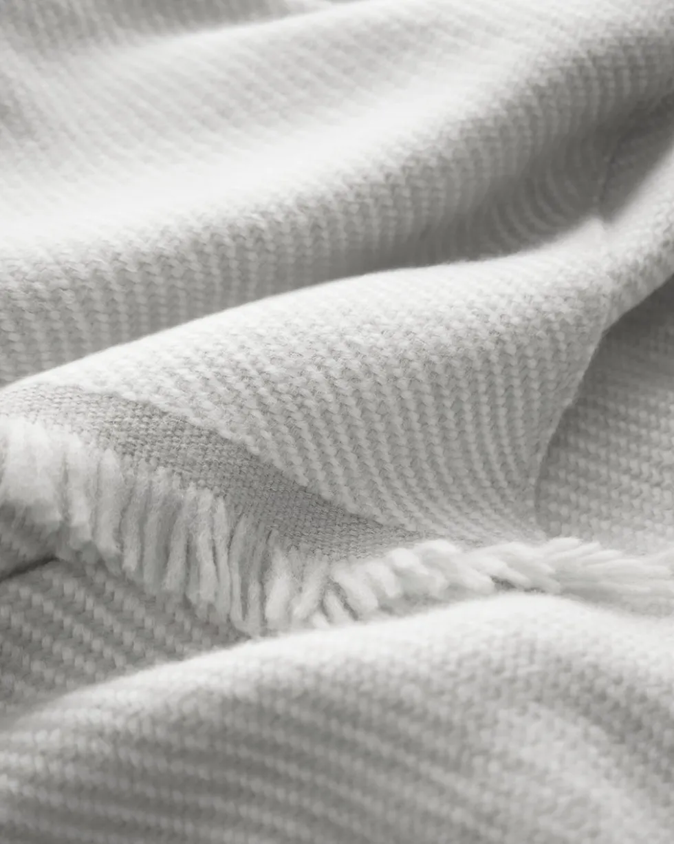 Two-Tone Alpaca Blanket
