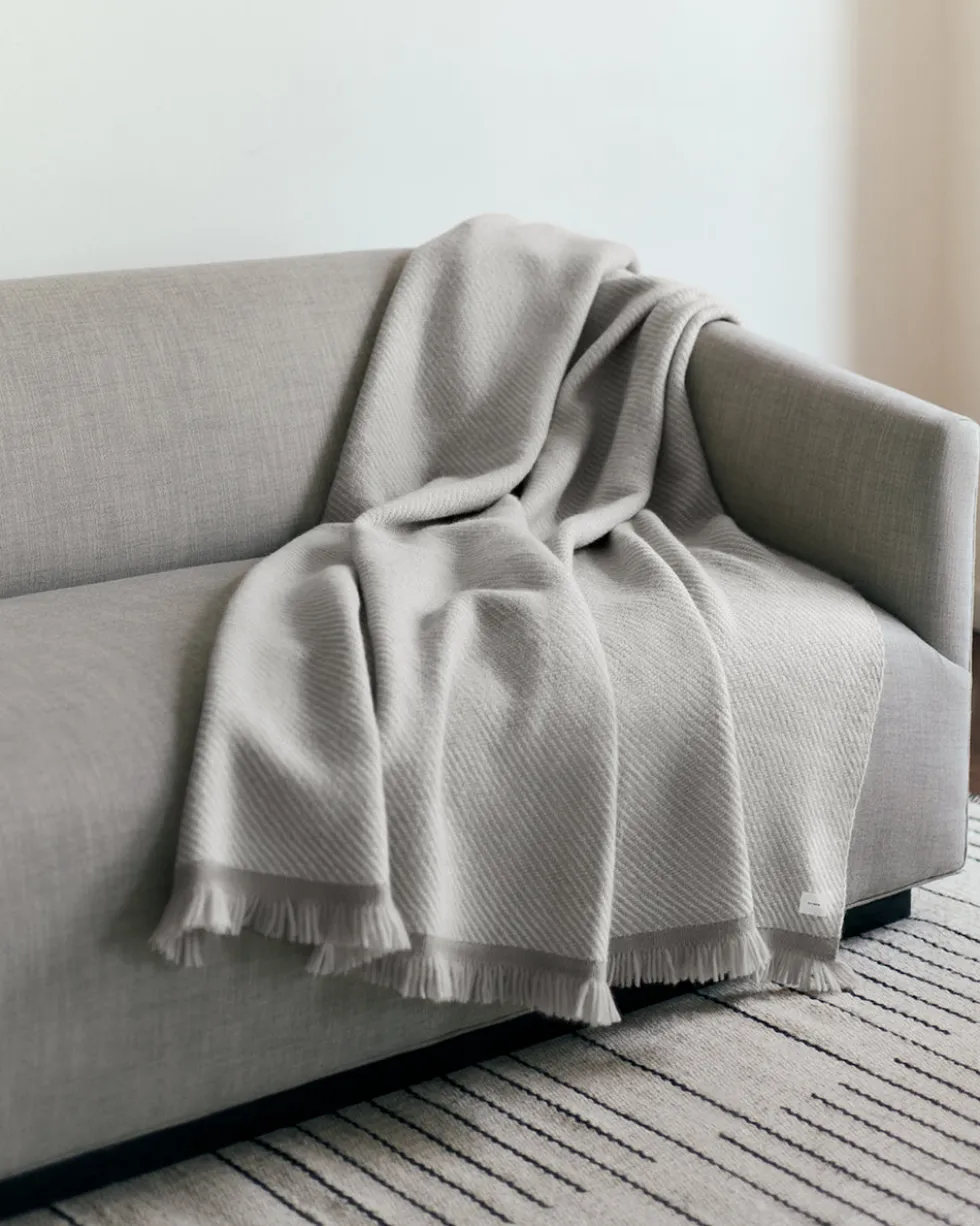 Two-Tone Alpaca Blanket