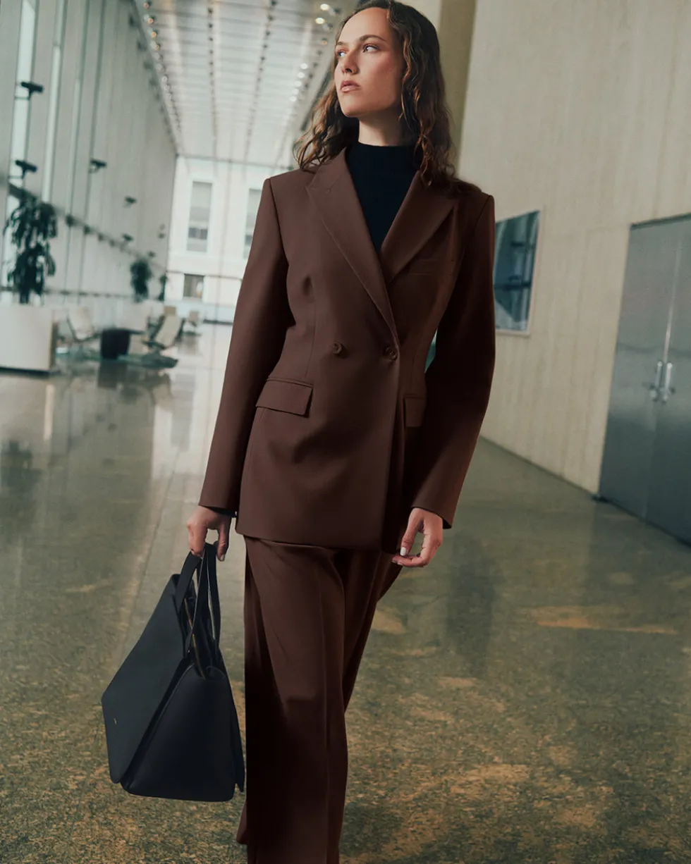 Wool Cinched Blazer