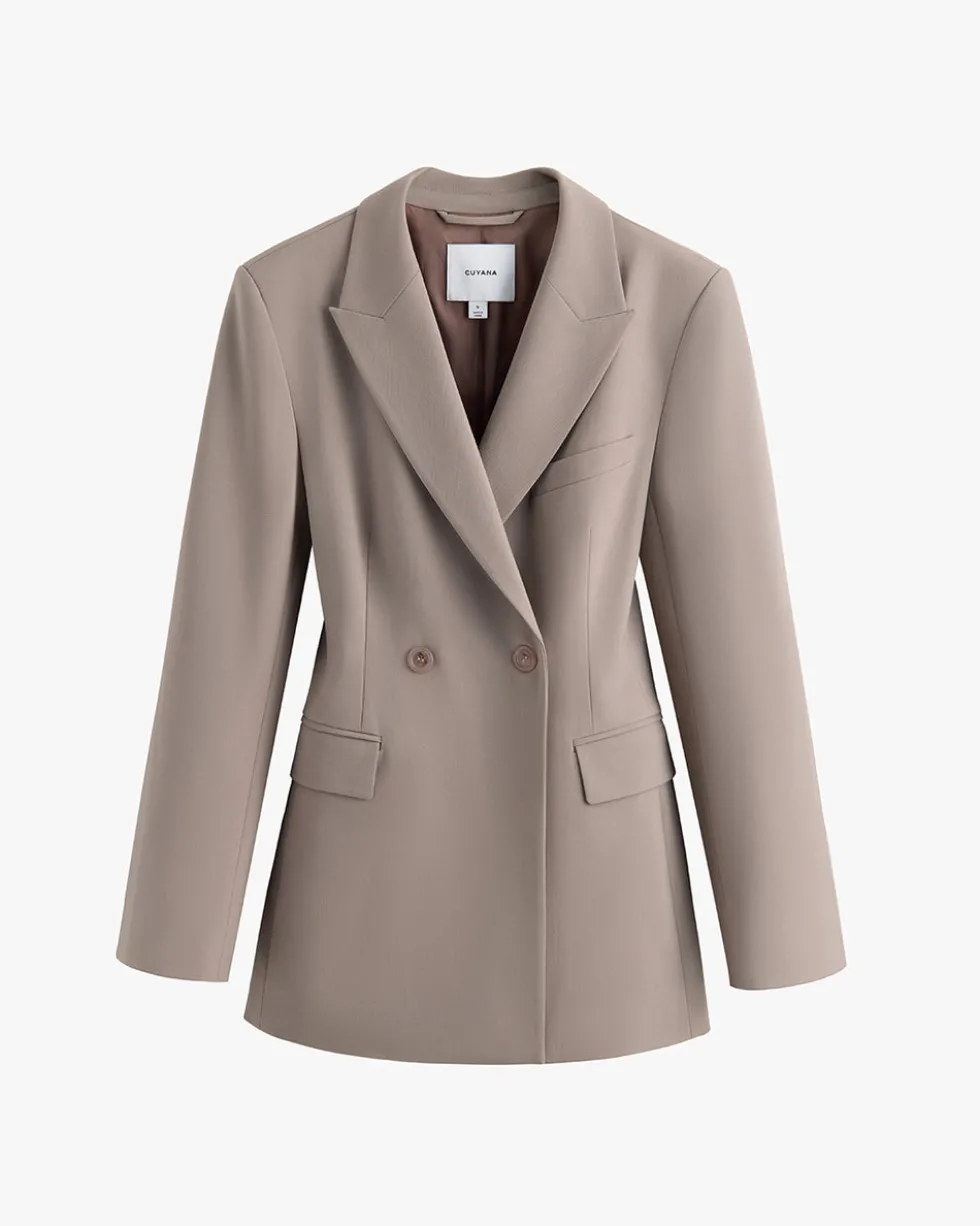Wool Cinched Blazer