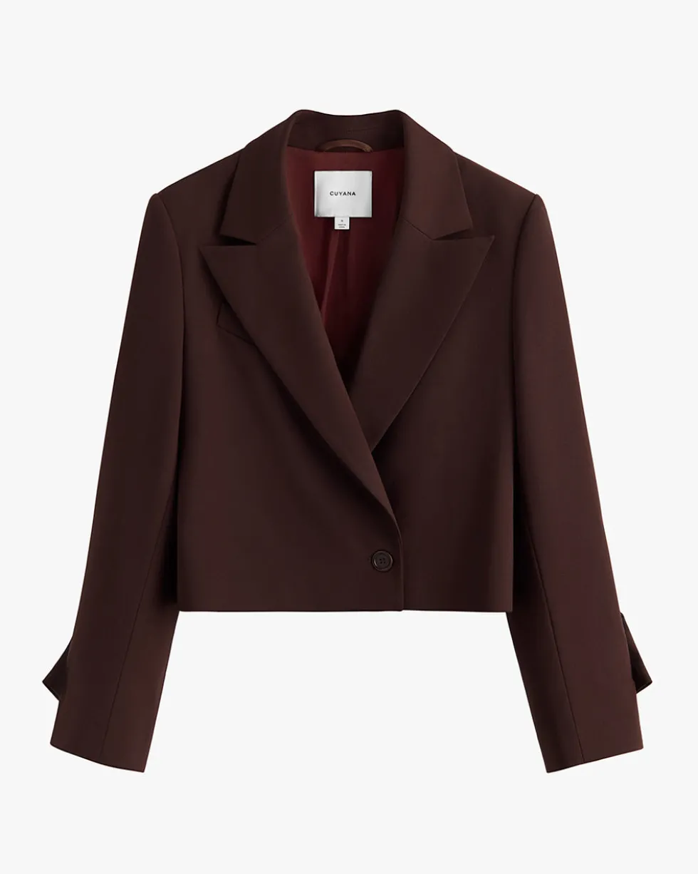 Wool Cropped Blazer