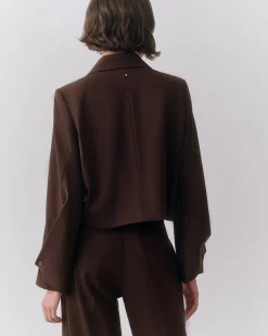 Wool Cropped Blazer