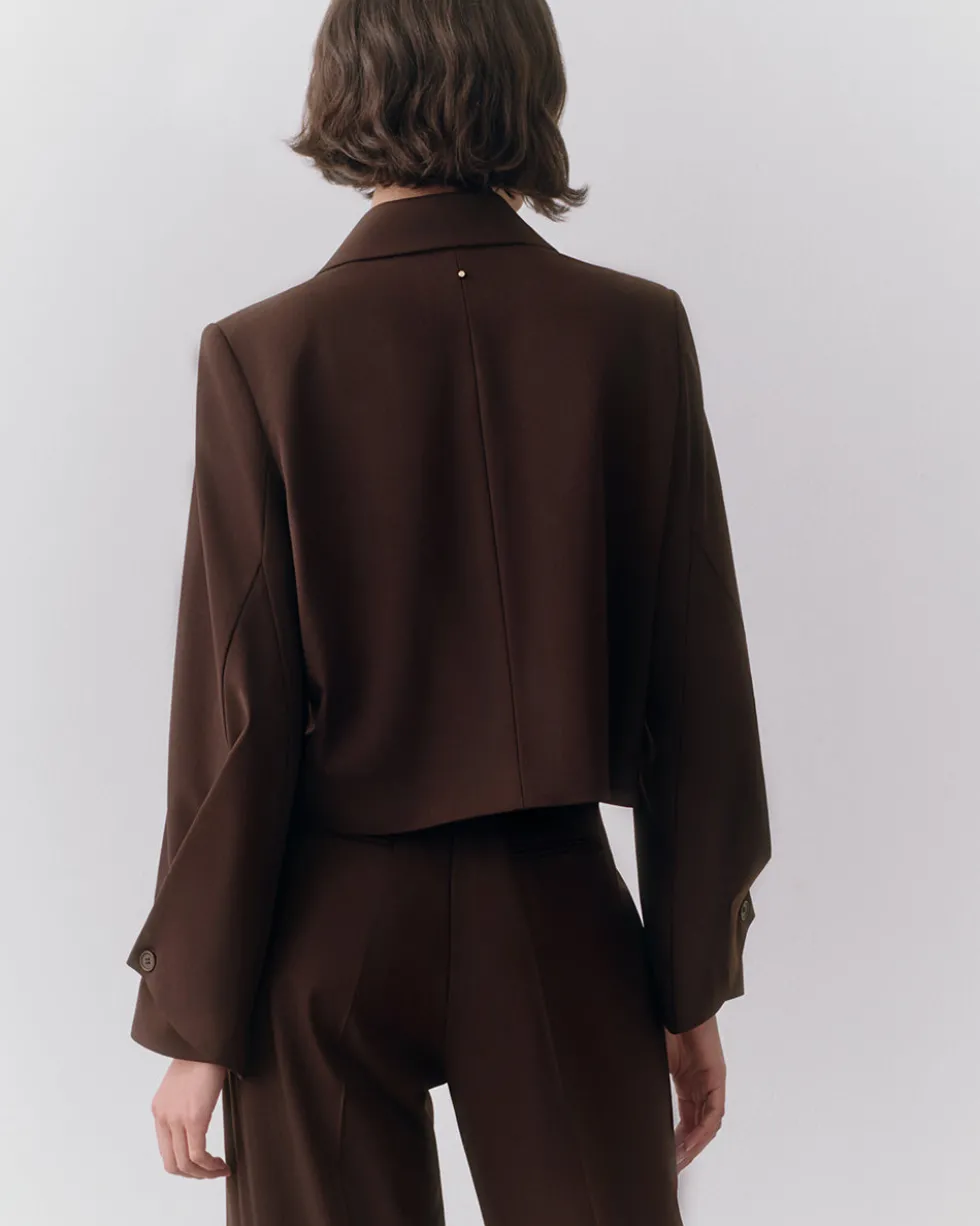 Wool Cropped Blazer