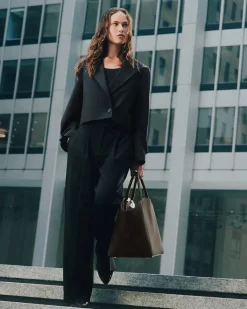 Wool Cropped Blazer