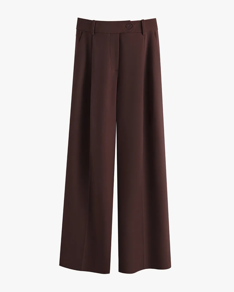 Wool Wide Leg Pant