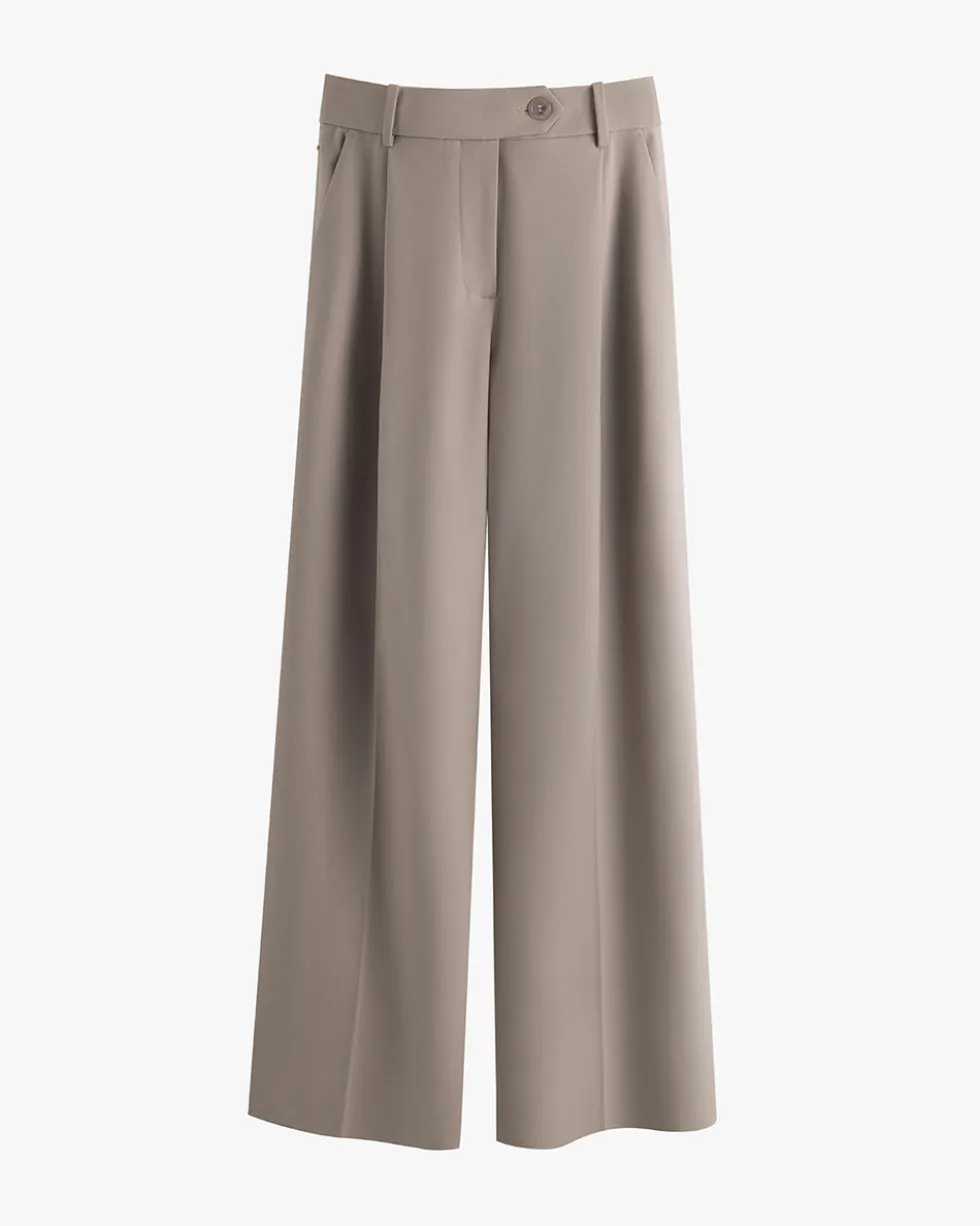 Wool Wide Leg Pant