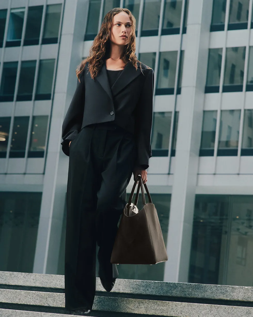Wool Wide Leg Pant